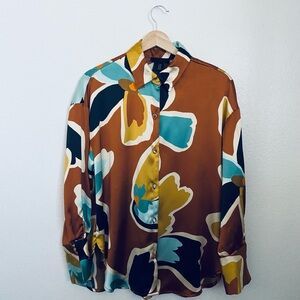 House of Harlow 1960 Multicolor Button Down Shirt